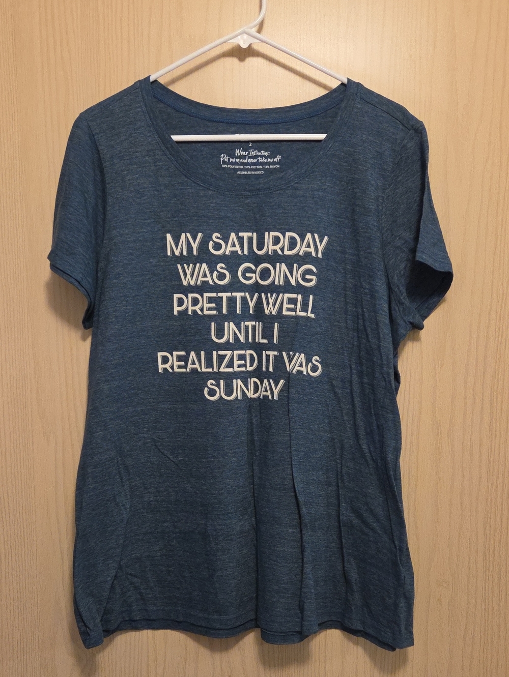 Torrid Blue Heather Weekend Graphic Tee